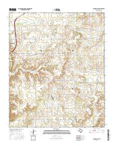 Seymour East Texas Current topographic map, 1:24000 scale, 7.5 X 7.5 Minute, Year 2016