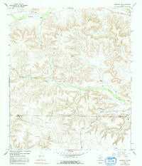 Sheffield NW Texas Historical topographic map, 1:24000 scale, 7.5 X 7.5 Minute, Year 1967