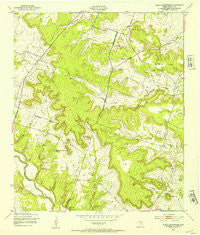 Shell Mountains Texas Historical topographic map, 1:24000 scale, 7.5 X 7.5 Minute, Year 1947