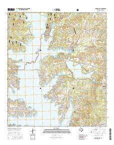Shepard Hill Texas Current topographic map, 1:24000 scale, 7.5 X 7.5 Minute, Year 2016