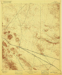 Sierra Blanca Texas Historical topographic map, 1:125000 scale, 30 X 30 Minute, Year 1895