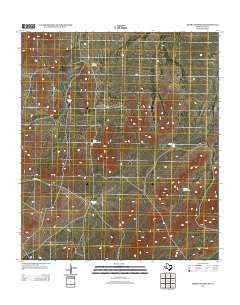 Sierra Madera SE Texas Historical topographic map, 1:24000 scale, 7.5 X 7.5 Minute, Year 2012