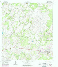Smiley Texas Historical topographic map, 1:24000 scale, 7.5 X 7.5 Minute, Year 1962
