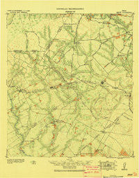 Smiley Texas Historical topographic map, 1:125000 scale, 30 X 30 Minute, Year 1920