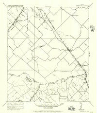 Somerville Texas Historical topographic map, 1:62500 scale, 15 X 15 Minute, Year 1956