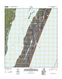South Bird Island Texas Historical topographic map, 1:24000 scale, 7.5 X 7.5 Minute, Year 2013