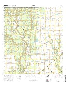 Speaks Texas Current topographic map, 1:24000 scale, 7.5 X 7.5 Minute, Year 2016