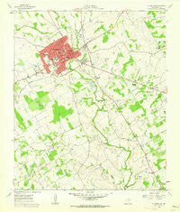 Stephenville Texas Historical topographic map, 1:24000 scale, 7.5 X 7.5 Minute, Year 1961