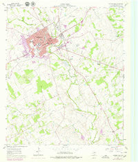 Stephenville Texas Historical topographic map, 1:24000 scale, 7.5 X 7.5 Minute, Year 1961
