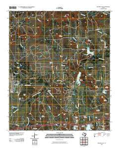 Strawn East Texas Historical topographic map, 1:24000 scale, 7.5 X 7.5 Minute, Year 2010