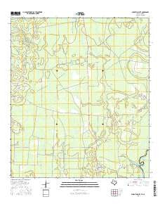 Sudduth Bluff Texas Current topographic map, 1:24000 scale, 7.5 X 7.5 Minute, Year 2016