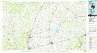 Taylor Texas Historical topographic map, 1:100000 scale, 30 X 60 Minute, Year 1985