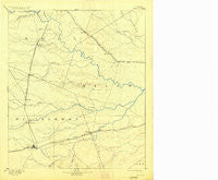 Taylor Texas Historical topographic map, 1:125000 scale, 30 X 30 Minute, Year 1894