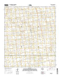 Tenmile Texas Current topographic map, 1:24000 scale, 7.5 X 7.5 Minute, Year 2016