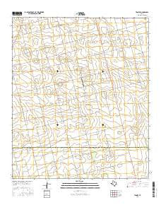 Tenmile Texas Current topographic map, 1:24000 scale, 7.5 X 7.5 Minute, Year 2016