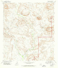 Terlingua Texas Historical topographic map, 1:24000 scale, 7.5 X 7.5 Minute, Year 1971