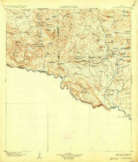 Terlingua Texas Historical topographic map, 1:125000 scale, 30 X 30 Minute, Year 1904