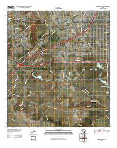 Terrell Wells Texas Historical topographic map, 1:24000 scale, 7.5 X 7.5 Minute, Year 2010