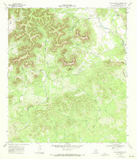 Texas Mountain Texas Historical topographic map, 1:24000 scale, 7.5 X 7.5 Minute, Year 1969