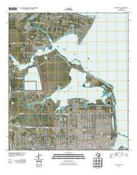 Texas City Texas Historical topographic map, 1:24000 scale, 7.5 X 7.5 Minute, Year 2010