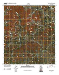 Texas Mountain Texas Historical topographic map, 1:24000 scale, 7.5 X 7.5 Minute, Year 2010