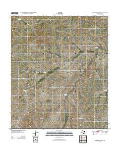 Threemile Draw Texas Historical topographic map, 1:24000 scale, 7.5 X 7.5 Minute, Year 2012