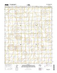 Tule Lake NW Texas Current topographic map, 1:24000 scale, 7.5 X 7.5 Minute, Year 2016