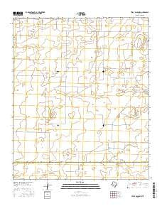 Two B Ranch NW Texas Current topographic map, 1:24000 scale, 7.5 X 7.5 Minute, Year 2016