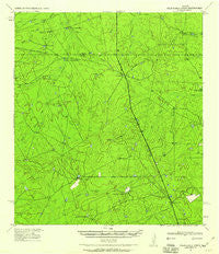 Velenzuela Creek Texas Historical topographic map, 1:62500 scale, 15 X 15 Minute, Year 1940