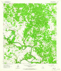 Verhelle Texas Historical topographic map, 1:24000 scale, 7.5 X 7.5 Minute, Year 1962