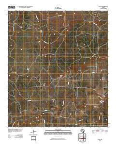 Voca Texas Historical topographic map, 1:24000 scale, 7.5 X 7.5 Minute, Year 2010