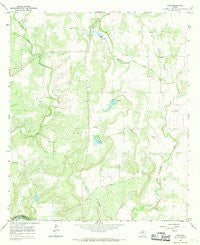 Voss Texas Historical topographic map, 1:24000 scale, 7.5 X 7.5 Minute, Year 1967