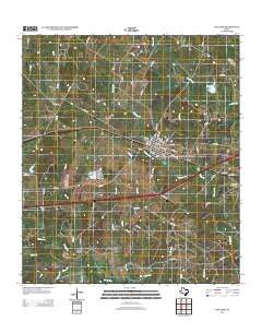 Waelder Texas Historical topographic map, 1:24000 scale, 7.5 X 7.5 Minute, Year 2013