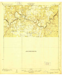 Waldrip Texas Historical topographic map, 1:62500 scale, 15 X 15 Minute, Year 1928