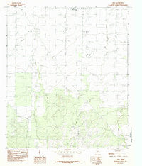 Wall Texas Historical topographic map, 1:24000 scale, 7.5 X 7.5 Minute, Year 1984