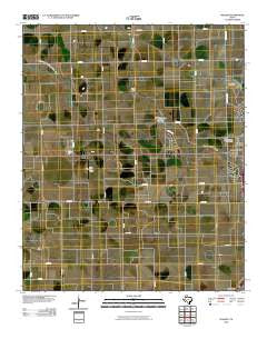 Wasson Texas Historical topographic map, 1:24000 scale, 7.5 X 7.5 Minute, Year 2010