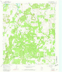 Wayland Texas Historical topographic map, 1:24000 scale, 7.5 X 7.5 Minute, Year 1967
