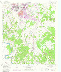 Wellborn Texas Historical topographic map, 1:24000 scale, 7.5 X 7.5 Minute, Year 1961