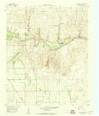 Wellington NW Texas Historical topographic map, 1:24000 scale, 7.5 X 7.5 Minute, Year 1959