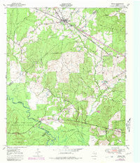 Wells Texas Historical topographic map, 1:24000 scale, 7.5 X 7.5 Minute, Year 1951