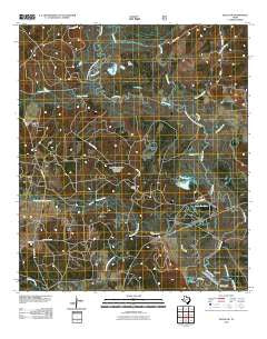 Wells SW Texas Historical topographic map, 1:24000 scale, 7.5 X 7.5 Minute, Year 2010