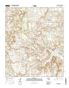 Westover SW Texas Current topographic map, 1:24000 scale, 7.5 X 7.5 Minute, Year 2016