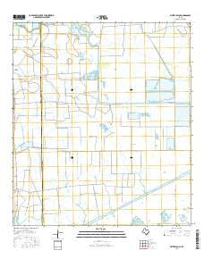 Whites Ranch Texas Current topographic map, 1:24000 scale, 7.5 X 7.5 Minute, Year 2016