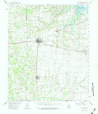 Whitesboro Texas Historical topographic map, 1:62500 scale, 15 X 15 Minute, Year 1958