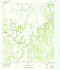 Whon Texas Historical topographic map, 1:24000 scale, 7.5 X 7.5 Minute, Year 1973