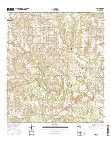 Wied Texas Current topographic map, 1:24000 scale, 7.5 X 7.5 Minute, Year 2016
