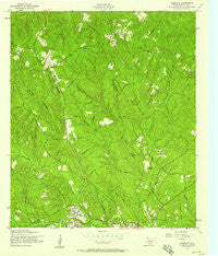 Wiergate Texas Historical topographic map, 1:24000 scale, 7.5 X 7.5 Minute, Year 1954