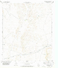 Wildhorse Draw Texas Historical topographic map, 1:24000 scale, 7.5 X 7.5 Minute, Year 1978