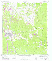Willis Texas Historical topographic map, 1:24000 scale, 7.5 X 7.5 Minute, Year 1960