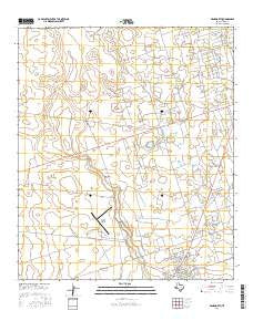 Wink North Texas Current topographic map, 1:24000 scale, 7.5 X 7.5 Minute, Year 2016